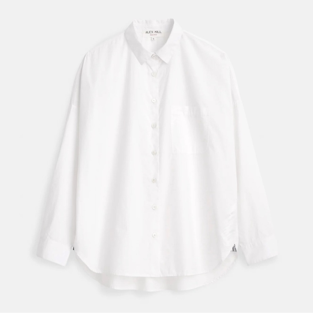 Alex Mill White Button-Up Shirt